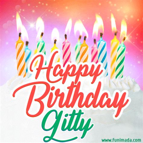happy birthday gitty gifs     funimadacom