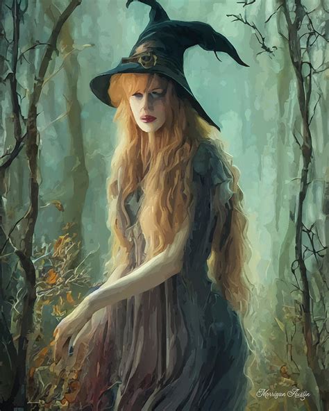 Woods Witch Digital Art By Morrigan Austin Fine Art America