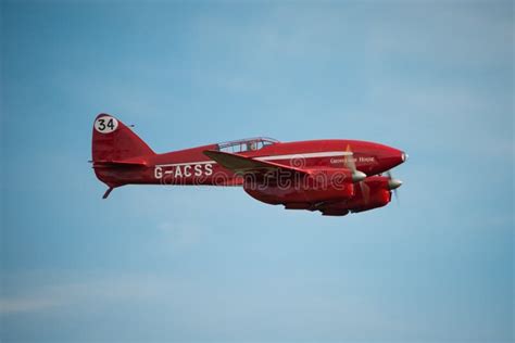 De Havilland Dh88 Comet Racer Editorial Photo Image Of Aloft Prop