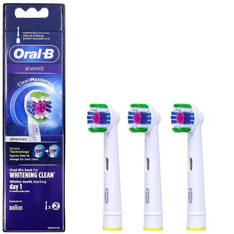 3X Oryginalna Końcówka Oral B 3D White Wkłady Oral B AGD Sklep