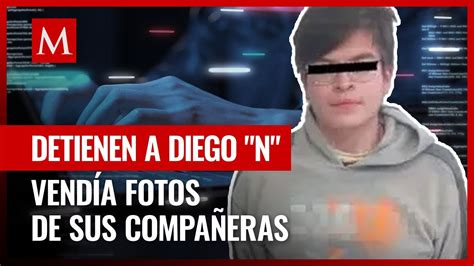 Detienen a Diego N ex alumno del IPN quien editaba y vendía fotos de