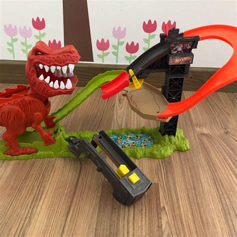Hot Wheels T Rex Takedown Playset Hobbies Toys Toys Games On