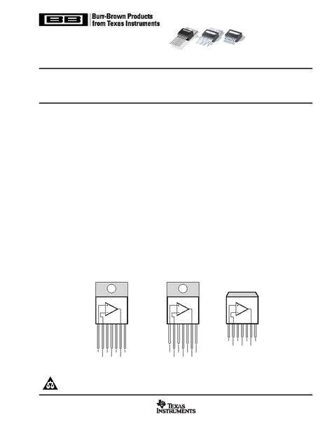 OPA452 datasheet(1/17 Pages) TI | 80V, 50mA OPERATIONAL AMPLIFIERS
