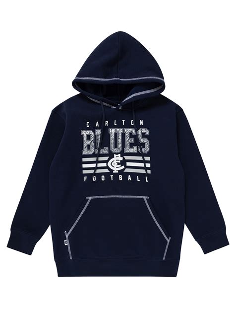 Carlton Blues Kids Youths Sketch Hoody