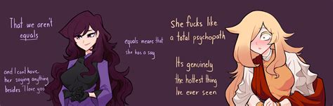 Characters being asked "whats the best thing about your relationship