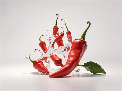 Premium Ai Image Red Hot Chili Pepper Isolated On Transparent Background