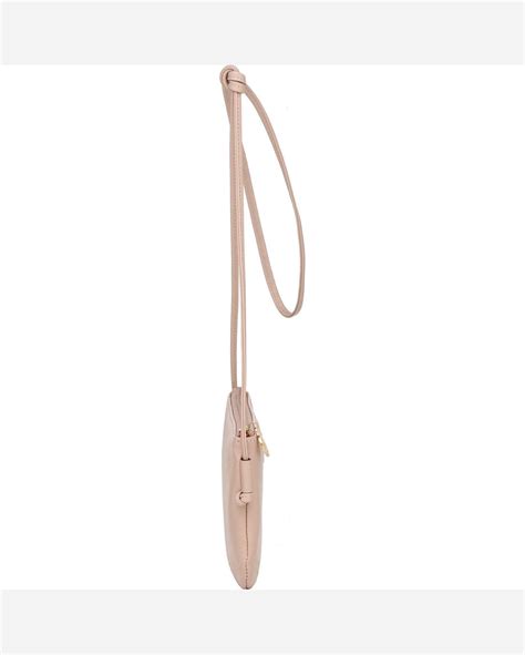 Riachuelo Bolsinha Transversal Smartbag Couro Nude