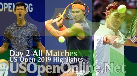 US Open Tennis 2019 Day 2 Complete Match Highlights Video | Round 1