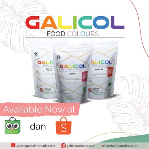 Pt Galic Bina Mada On Linkedin Galicbinamada Foodcolors Galicol