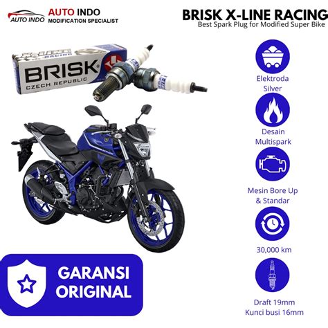 Jual Busi Motor Racing Yamaha Mt Busi Brisk X Line Xline Aor X Ori