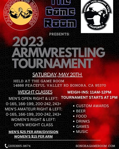 (CA) 2023 Armwrestling Tournament – Armfighter.com