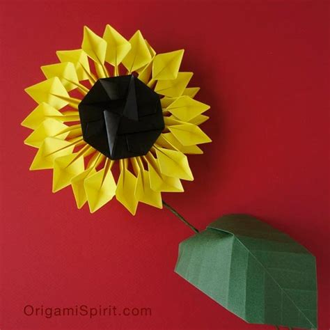 Origami Sunflower 2 -Bring Joy and Happiness to Your Life!