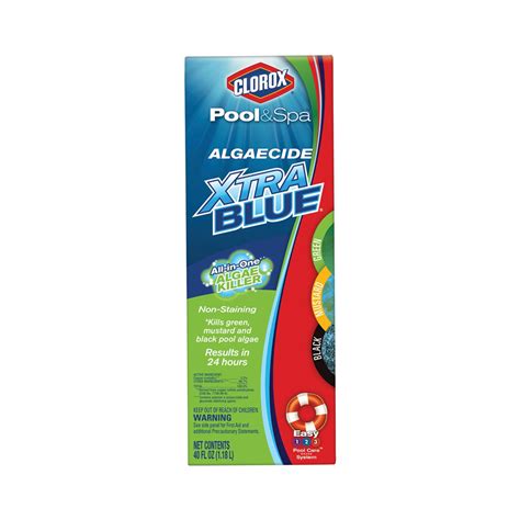 Online Store To Buy Clorox Pool And Spa Algaecide Xtra Blue Chemical —