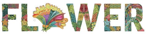 Flower Words Background PNG Transparent Images Free Download | Vector