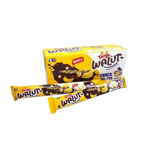 Jual Tango Walut Wafer Salut Cokelat Netto 12 Bks X 18 Gr Shopee