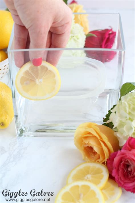 Colorful Spring Lemon Flower Arrangement - Giggles Galore