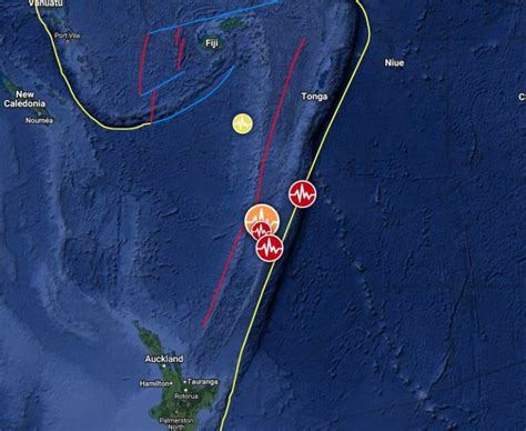 M Earthquake Hits Kermadec Islands The Watchers