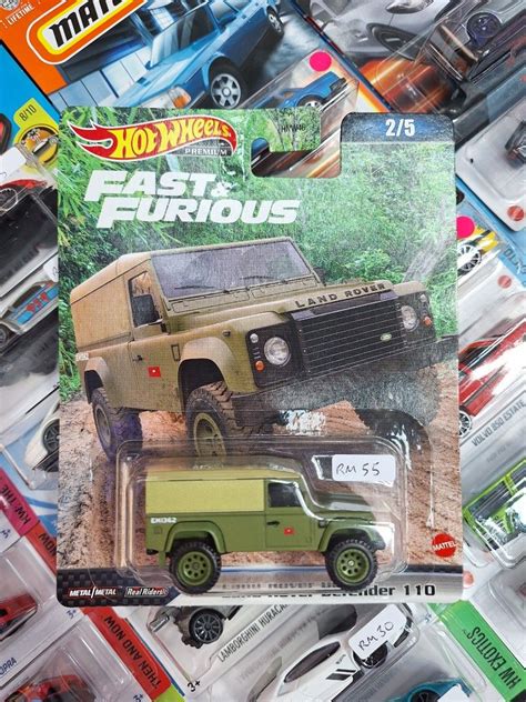 Hot Wheels Land Rover Defender Fast Furious Car Culture Premium Hobbies Toys Toys