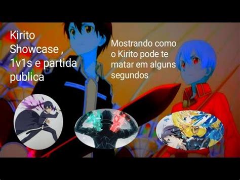 Aba Anime Battle Arena Kirito Showcase V S E Partida Publica Youtube