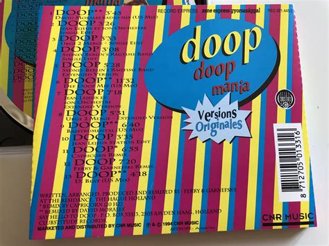 Doop ‎ Doop Mania Lalbum Des Remixes Audio Cd 1994 Ferry