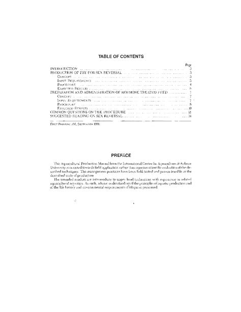 SOLUTION Sex Reversal Of Tilapia In Earthen Ponds Studypool