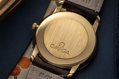 Omega De Ville Oro De Quilates Cuarzo Kal Ref