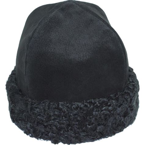 Скуфья мужская замша + каракуль — купить в интернет-магазине Небо365 по ...