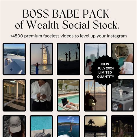 BOSS BABE PACK Premium Aesthetic Faceless Videos Bundle For