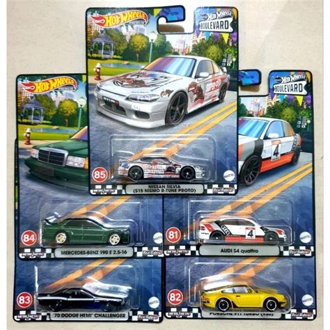 Hot Wheels Premium Boulevard Nissan Silvia S Nismo Mercedes Benz E Shopee Malaysia