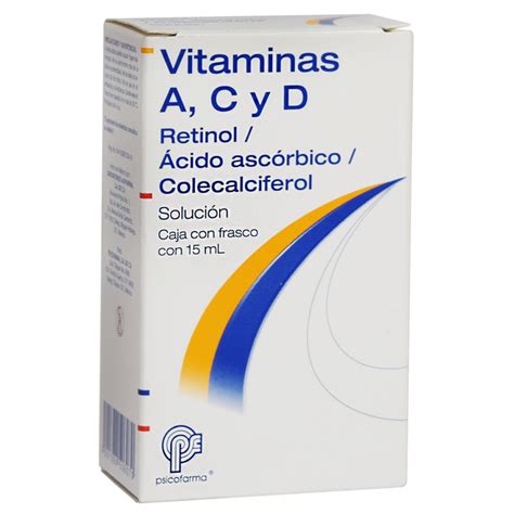 Medically Vitaminas Acd Sol Gotas 15 Ml 9000 Ui 125 Mg 1800 Ui