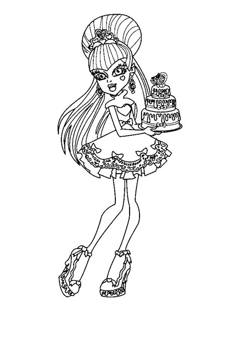 Monster High Para Colorir Vem Colorir