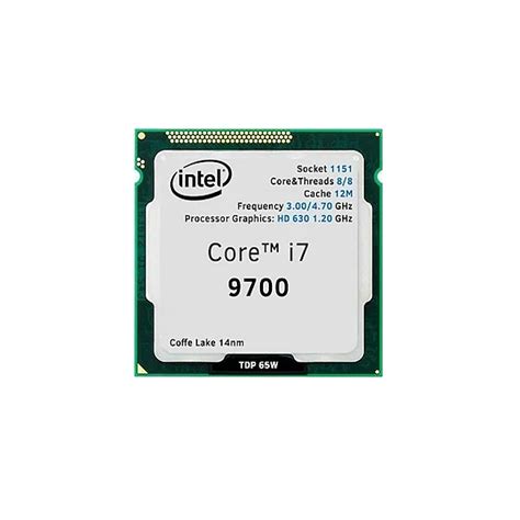 پردازنده مرکزی اینتل مدل Core i7-9700 ا Intel Core i7-9700 CPU ...