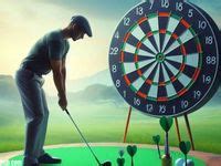 how to play golf on a dartboard