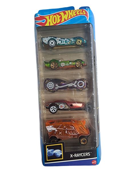Hot Wheels Samochodziki 5 Pak X Raycers HFV81