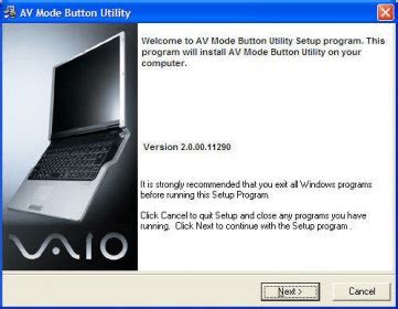 av mode button utility     tool created