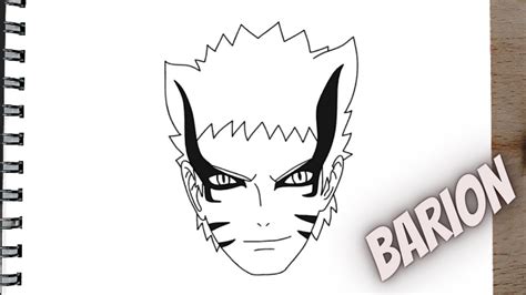 Como Dibujar A NARUTO MODO BARION PASO A PASO De Boruto YouTube