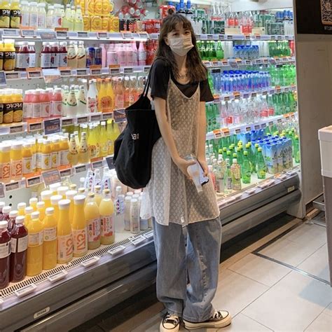 시스루 레이어드 슬립 끈나시 원피스