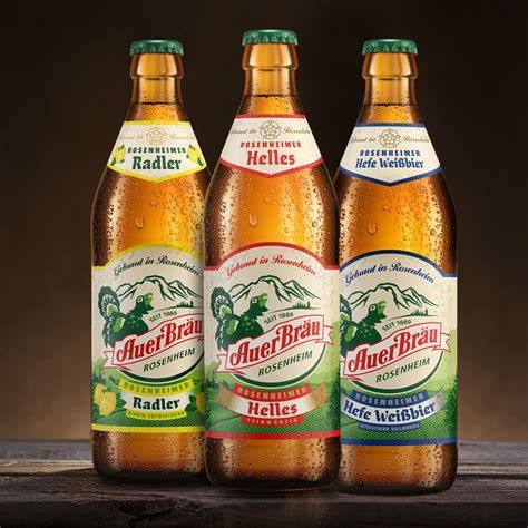 New brand design for regional Bavarian beer champion Auerbraeu