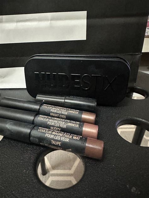 Nudestix Bright Nude Eyes Kit Mini Limited Edition Beauty Personal Care Face Makeup On