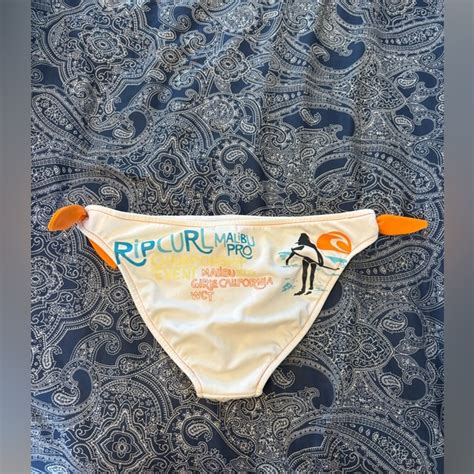 Rip Curl Swim Vintage Rip Curl Malibu Pro Championship Low Waisted Bikini Bottoms Small