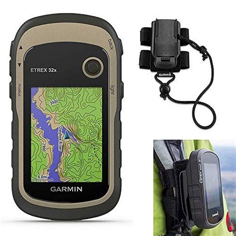 Garmin eTrex 32x Hiking GPS Bundle | with Backpack Tether Mount | GPS ...