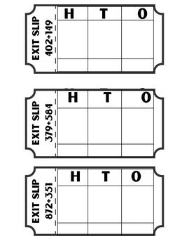 3 Digit Addition With Regrouping Exit Ticket By Miss Skellys Classroom