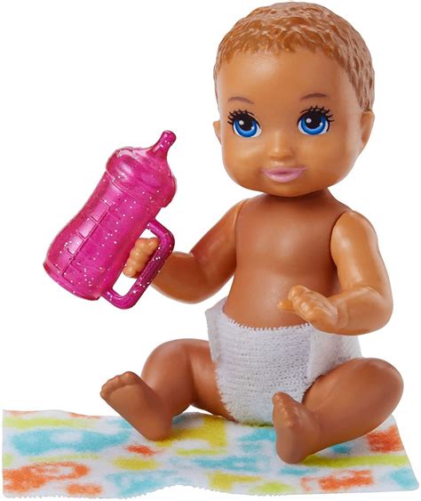 Barbie Skipper Babysitters Inc Baby Mini Doll Brown Hair Blue Eyes