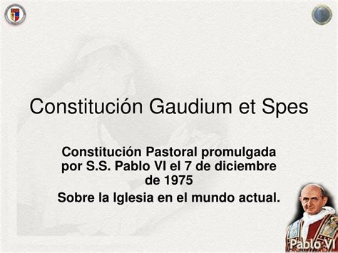 Ppt Constituci N Gaudium Et Spes Powerpoint Presentation Free