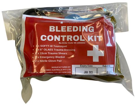 Tacmed Bleeding Control Kit Tacmed Australia