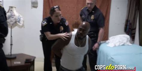 INTERROGATION Turns To HARDCORE Interracial Threesome Tnaflix