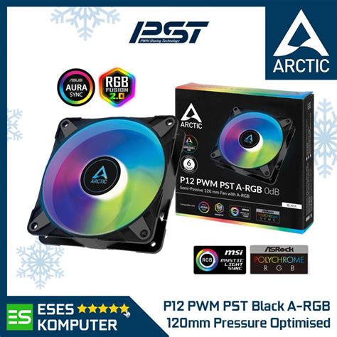 Jual Fan Arctic P Pwm Pst A Rgb Black Pwm Db Mm Cm Shopee