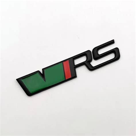 D Rs Logo Vrs Emblemat Z Tabliczk Znamionow Przedni Grill Do