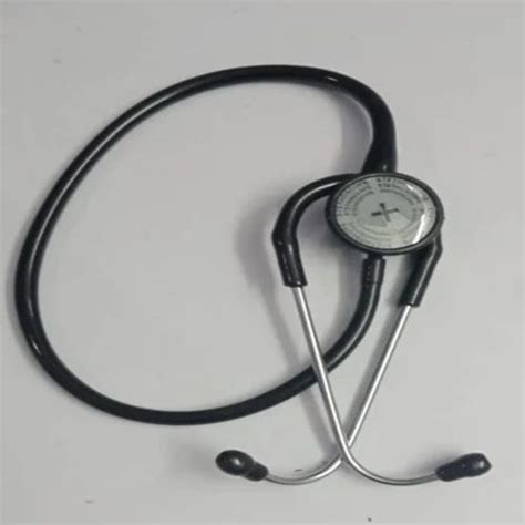 Single Sided Sanjivani We Care Diamond Stethoscope Black Floating At