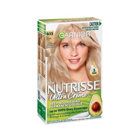 Buy Garnier Nutrisse Light Ash Beige Blonde Permanent Hair Colour